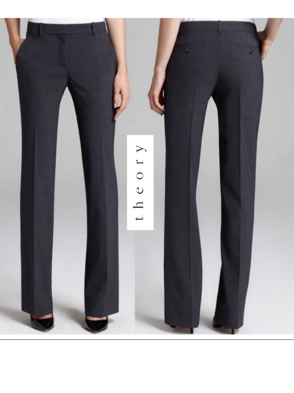 Theory Emery 2 Urban Trousers Made in USA Size 4